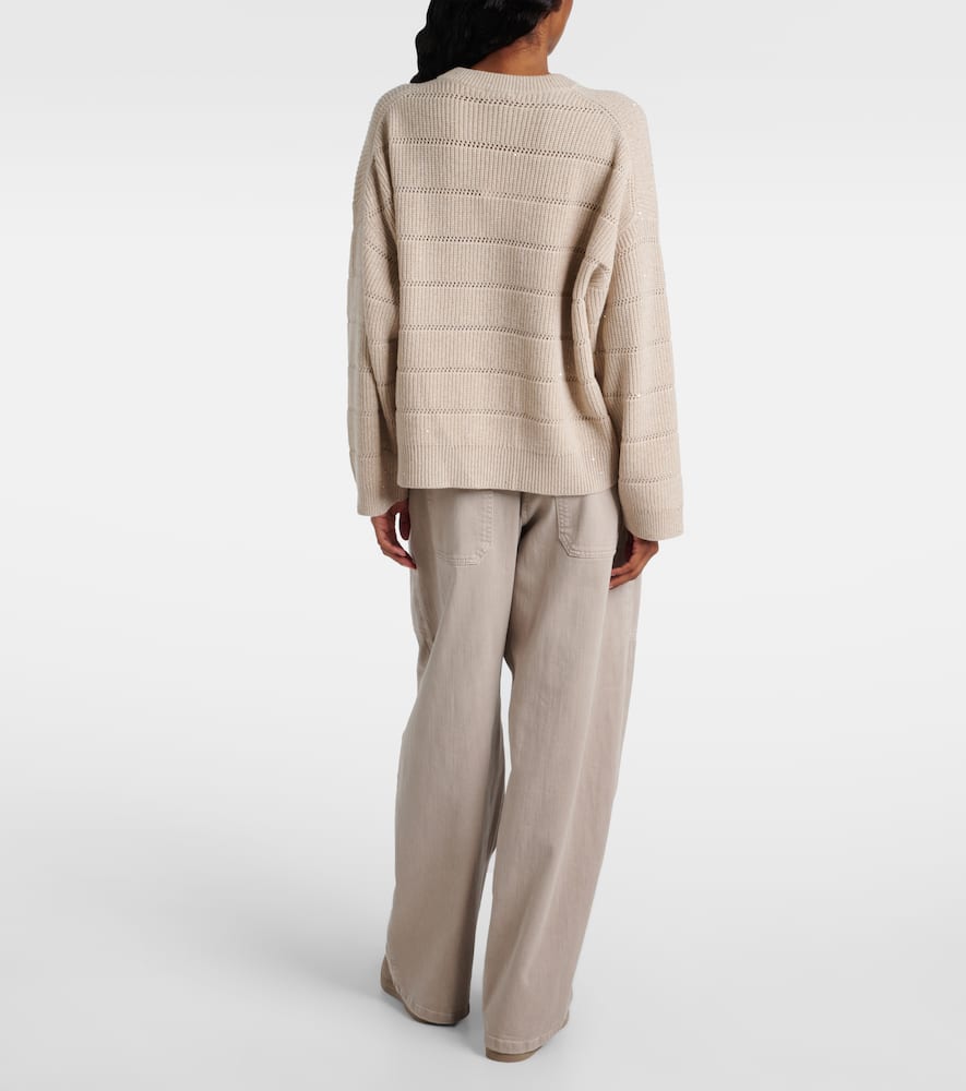 Brunello Cucinelli Cashmere And Wool-blend Sweater