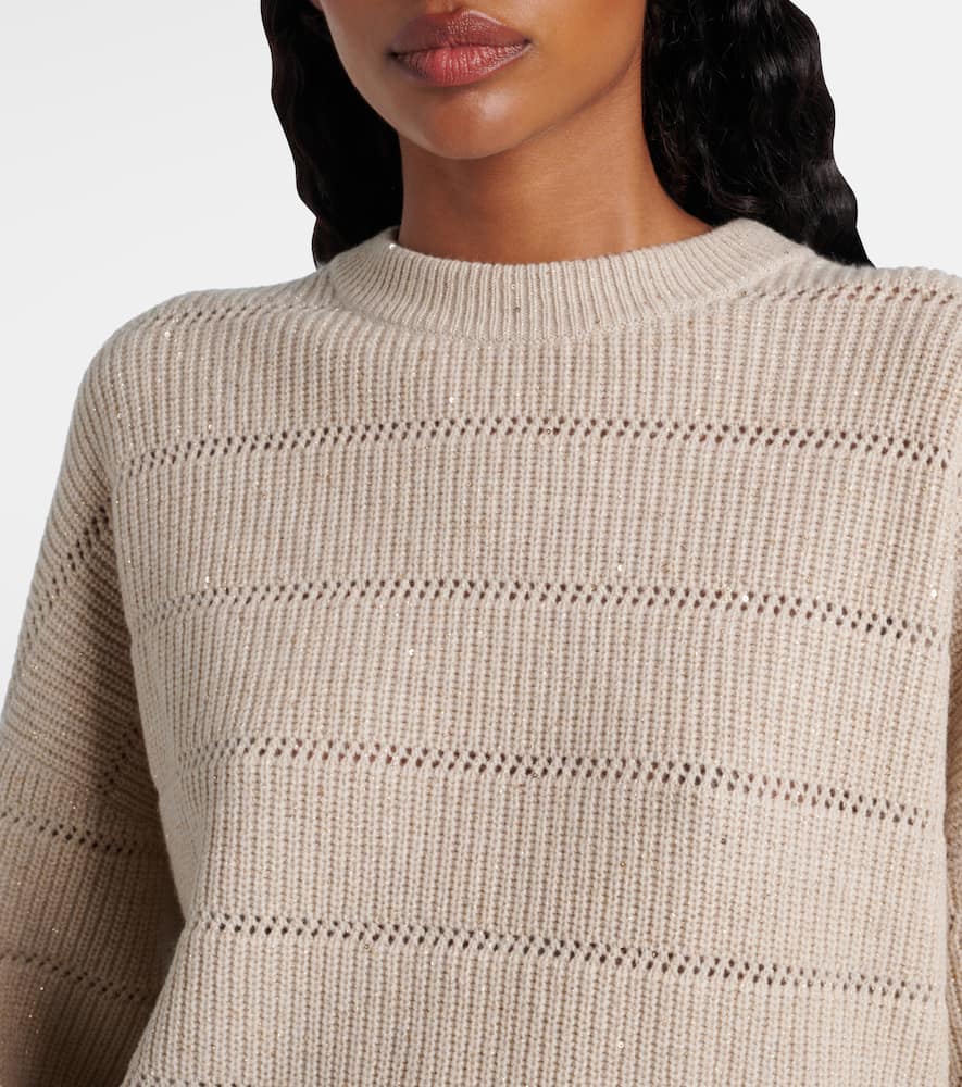 Brunello Cucinelli Cashmere And Wool-blend Sweater