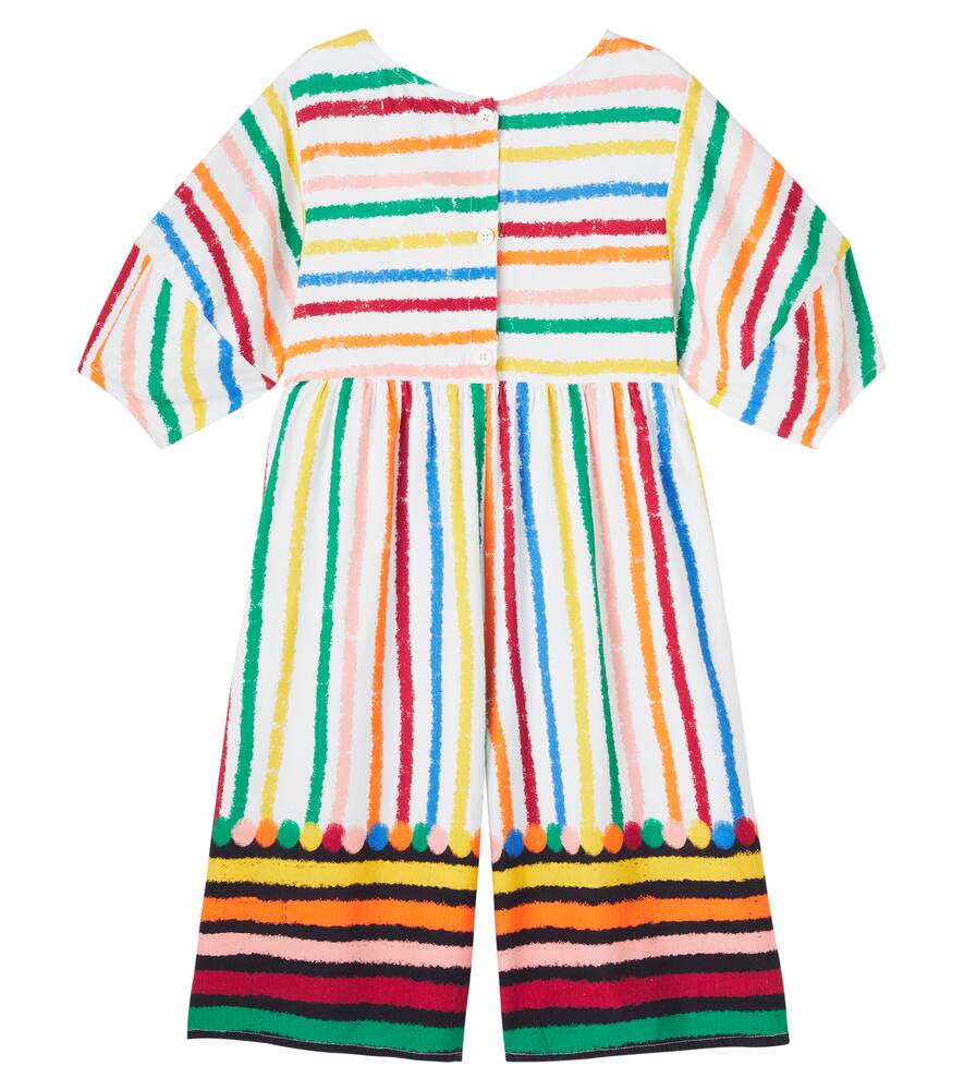 Fabula Fábula Macacão Rabisquiris Striped Jumpsuit In Multi