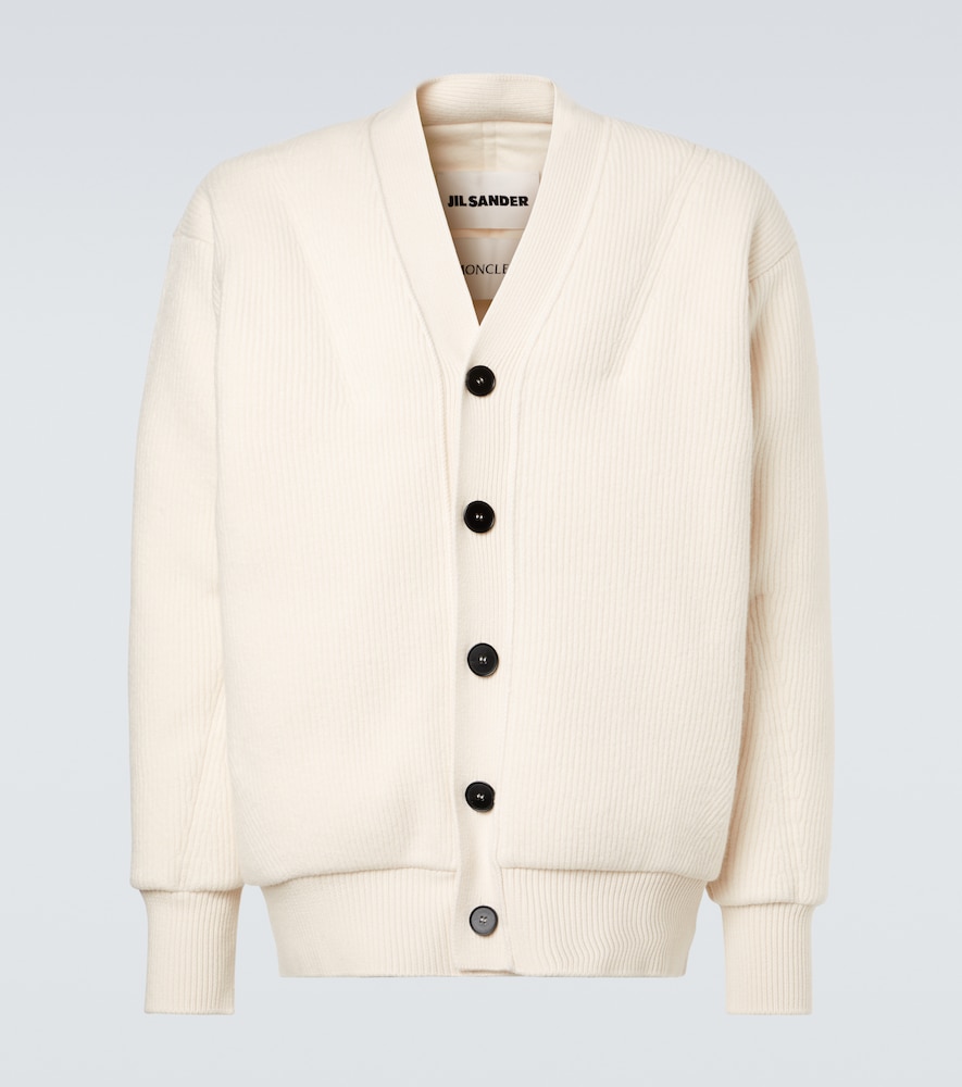 Moncler Genius + Jil ander virgin wool down cardigan