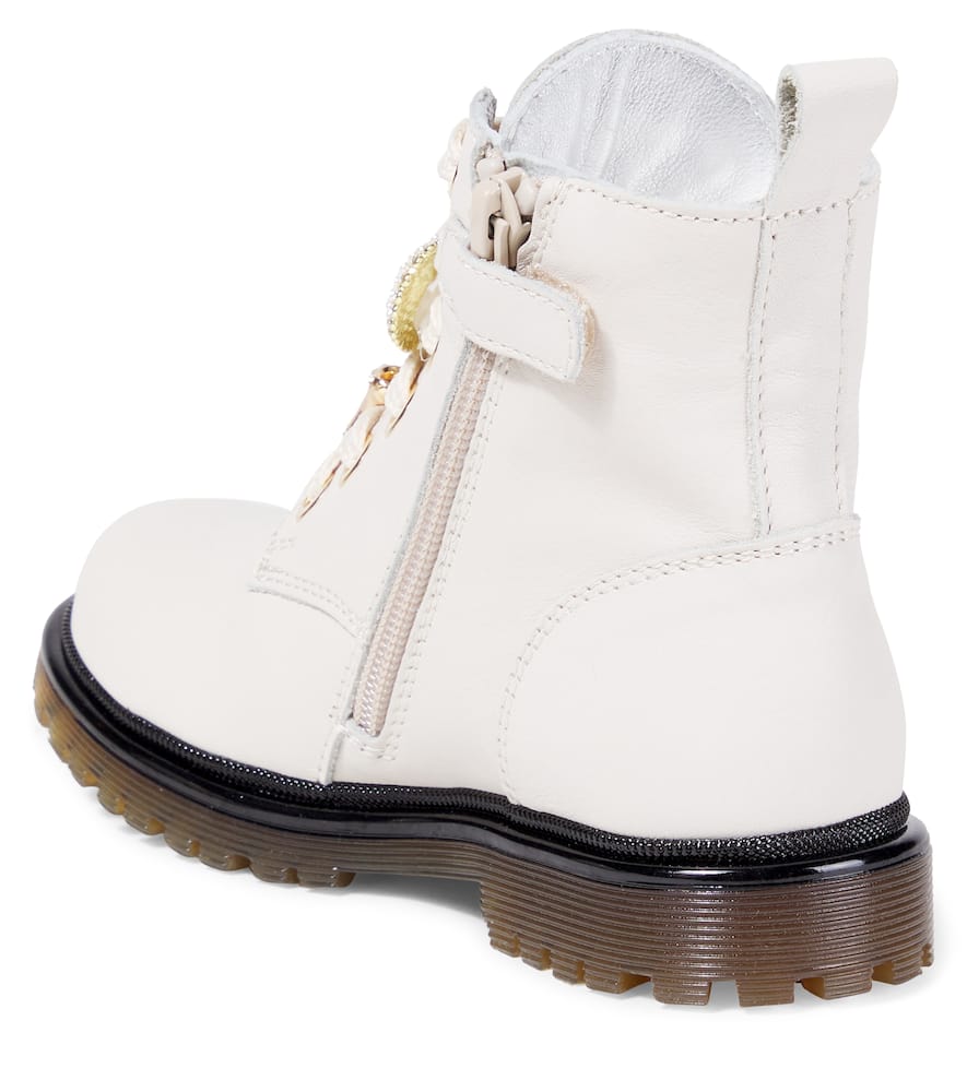 Monnalisa Amphibienstiefel Mit Anhängern In White