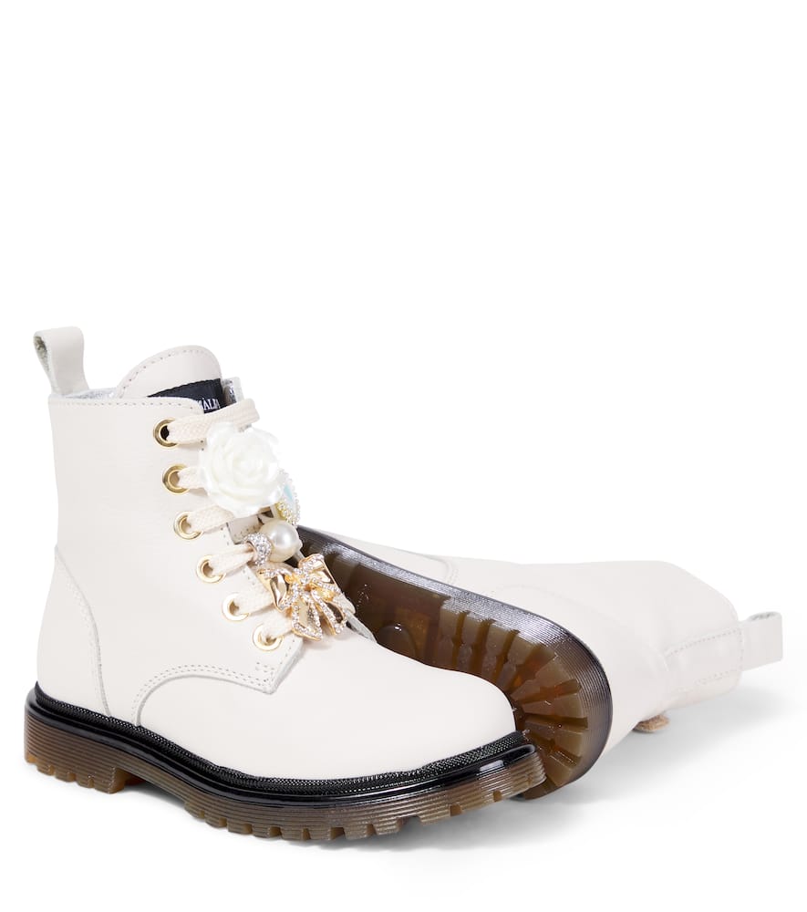 Monnalisa Amphibienstiefel Mit Anhängern In White