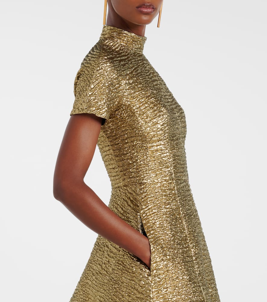 Emilia Wickstead Robe Malinda In Gold