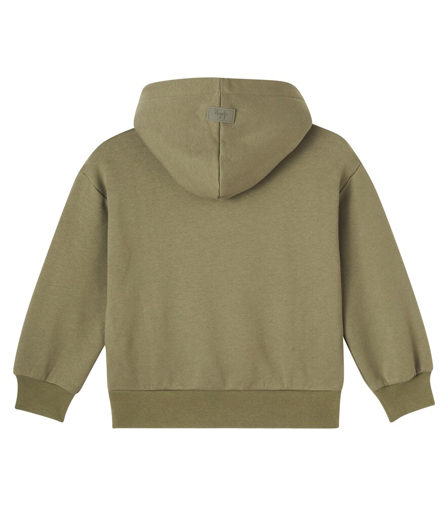  Il Gufo Il Gufo Embroidered Cotton Jersey Hoodie 