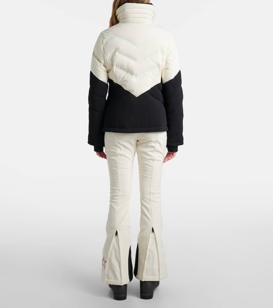 Perfect Moment Duvet Down Ski Jacket In Neutral