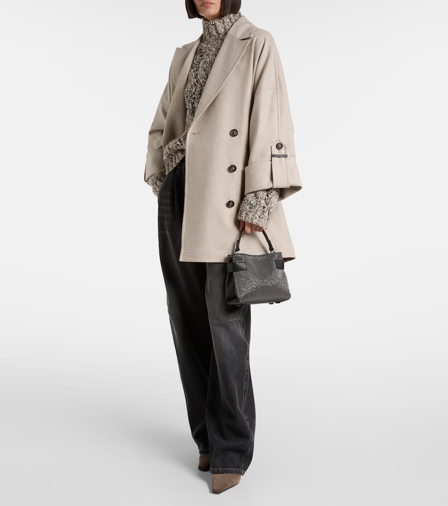 Brunello Cucinelli Medium Shoulder Bag In Black