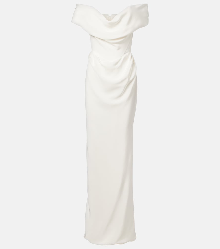 Vivienne Westwood Bridal Nova Cocotte silk cady bustier gown