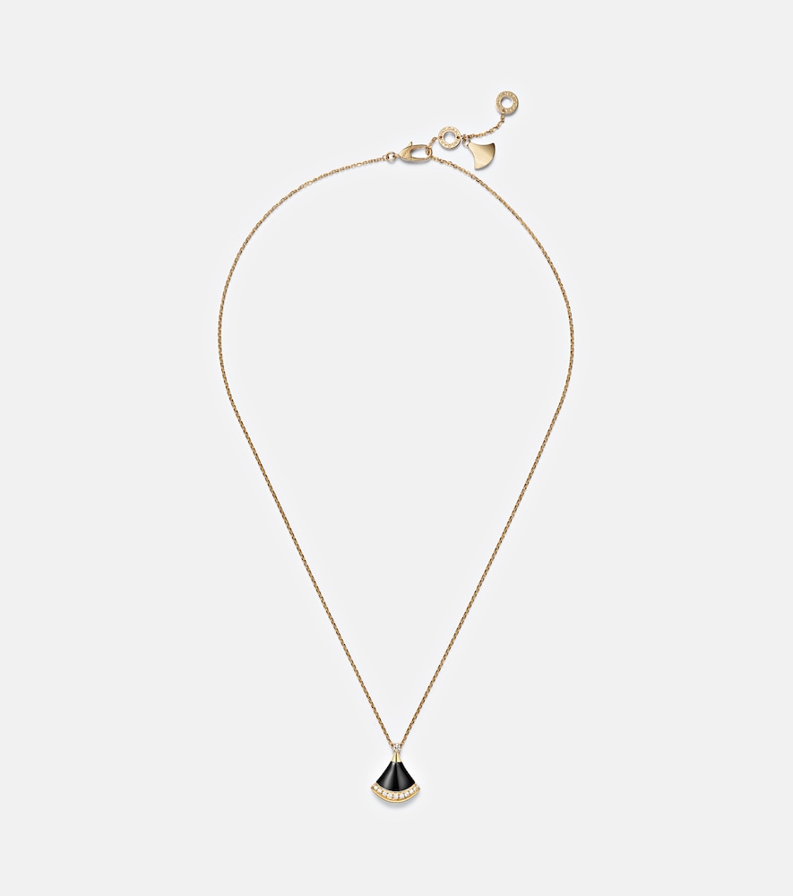 Bvlgari Collier Divas Dream en or 18 ct diamants et onyx 3900 €