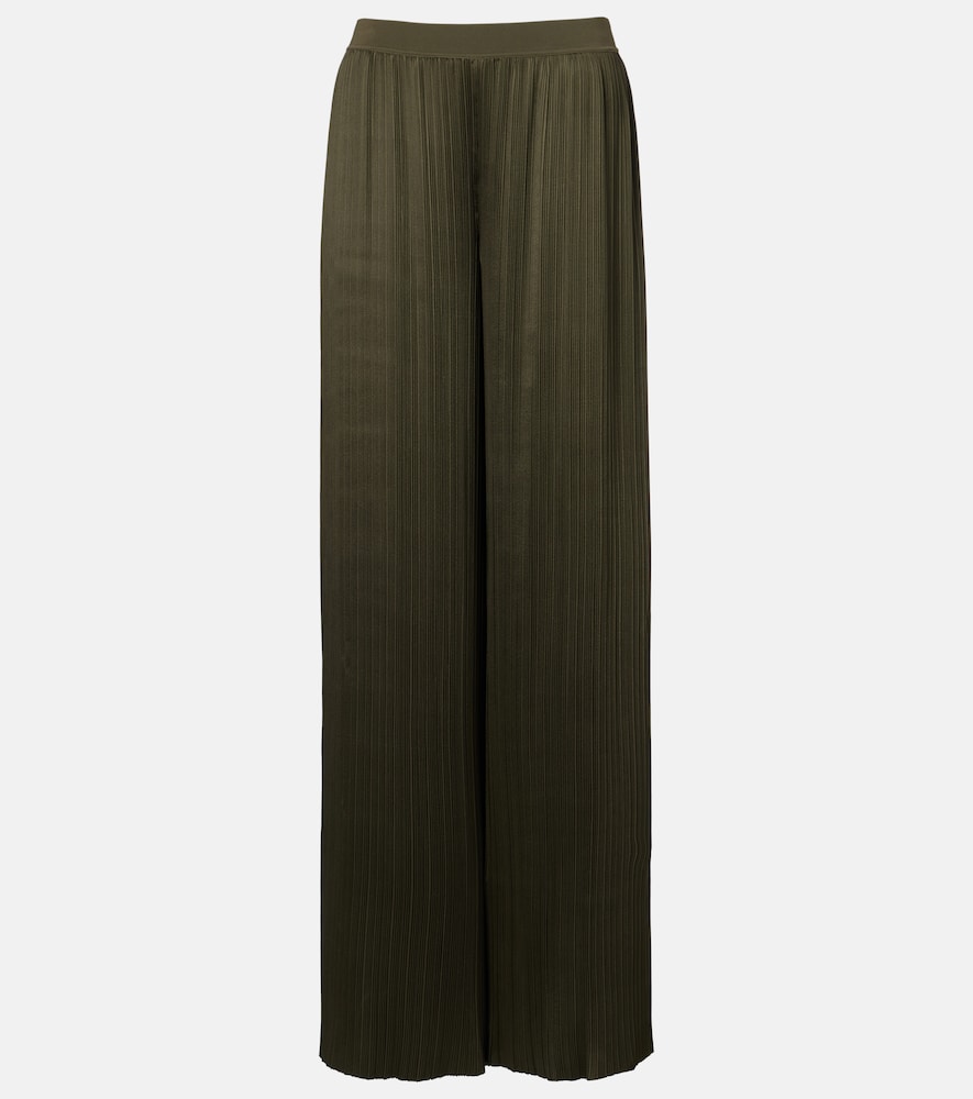 Joseph Amber plissé satin wide-leg pants
