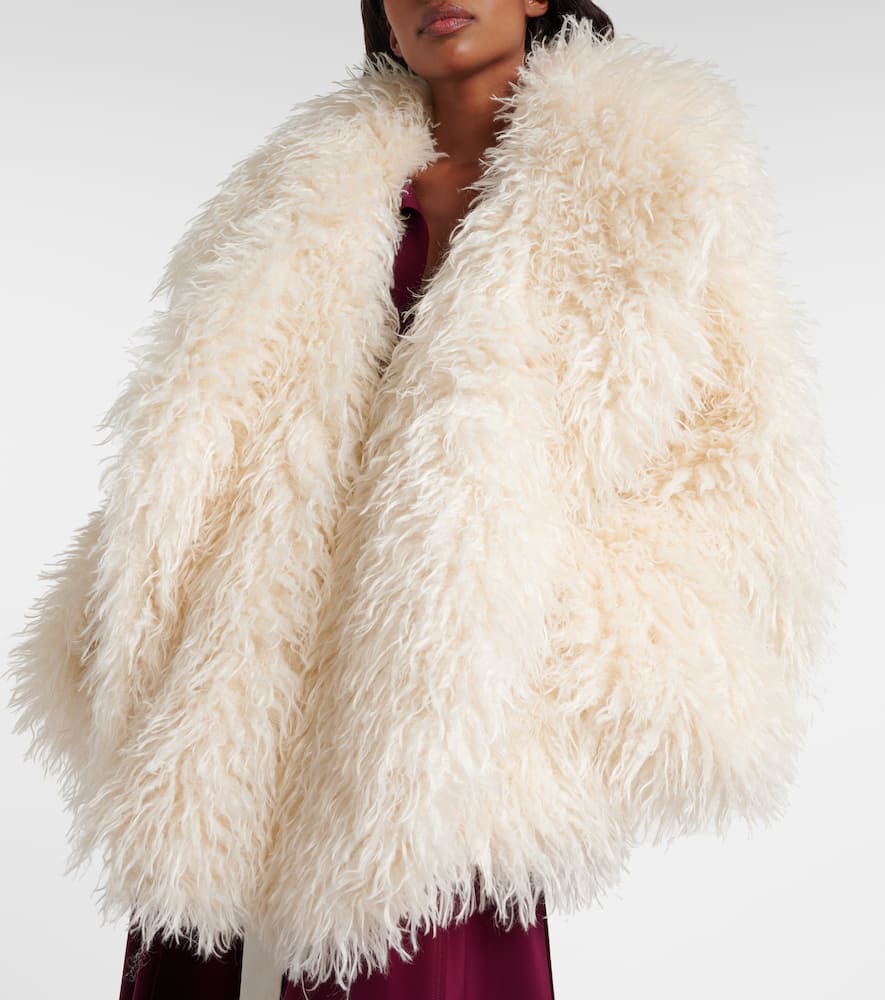 Norma Kamali Oversized Coat In Neutral