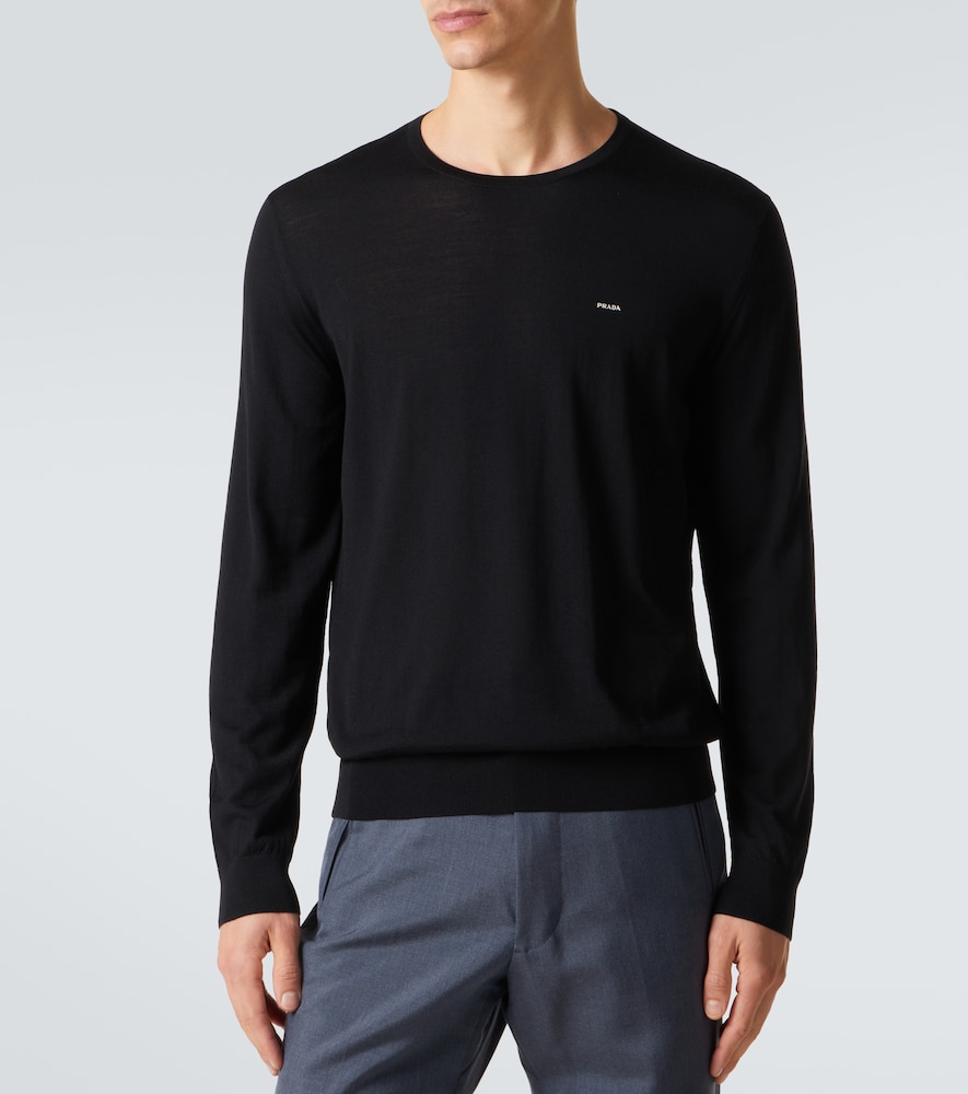  Prada Prada Pull En Laine Vierge 