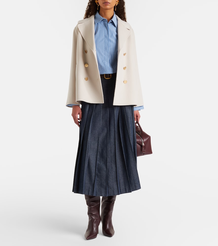 'S Max Mara Margot virgin wool peacoat