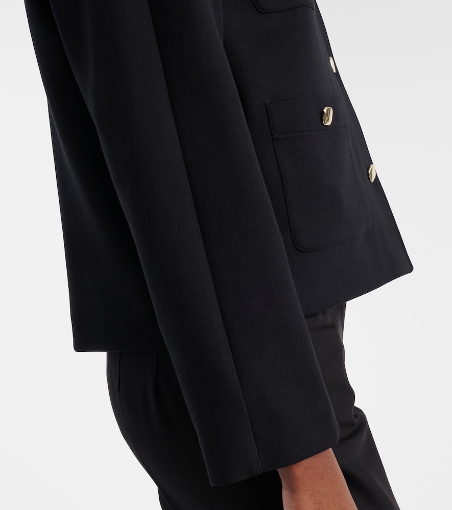  's Max Mara 's Max Mara Armonioso Cotton-blend Jersey Jacket 