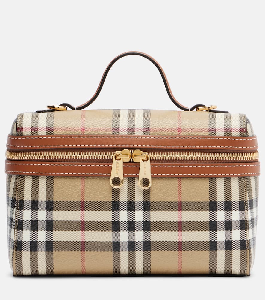 Schultertasche Vanity Case  Check Small