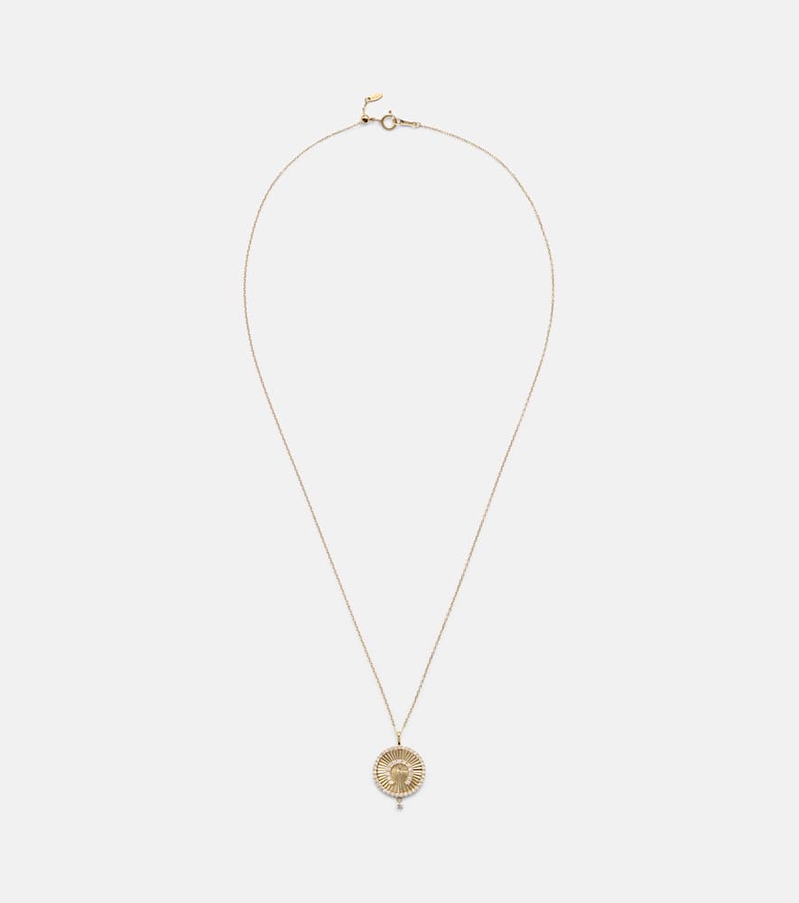 PersÃ©e Collana Lucky Charm Horseshoe in oro 18kt con diamanti