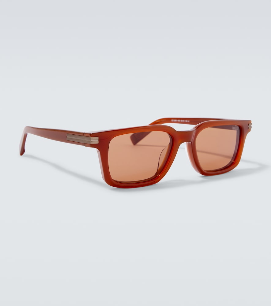  Zegna Zegna Rectangular Sunglasses 