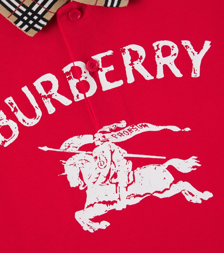  Burberry Kids Burberry Kids Polohemd Burberry check Aus Baumwolle 