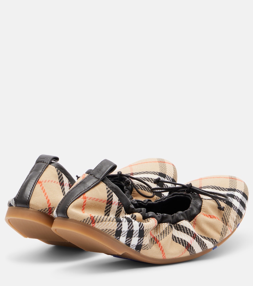  Burberry Burberry Ballerinas Fawn Burberry Check 