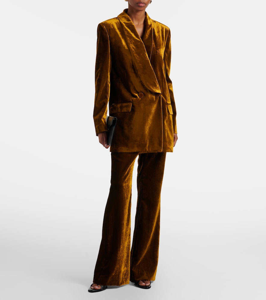  Nina Ricci Nina Ricci Velvet Flared Pants 