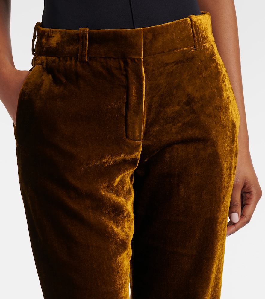  Nina Ricci Nina Ricci Velvet Flared Pants 
