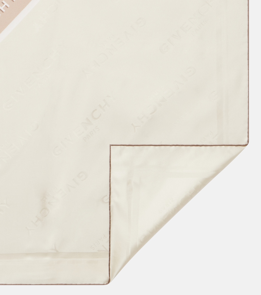  Givenchy Givenchy Logo Silk Twill Scarf 