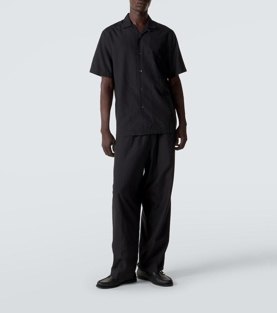  Umit Benan Umit Benan Julian Silk Straight Pants 
