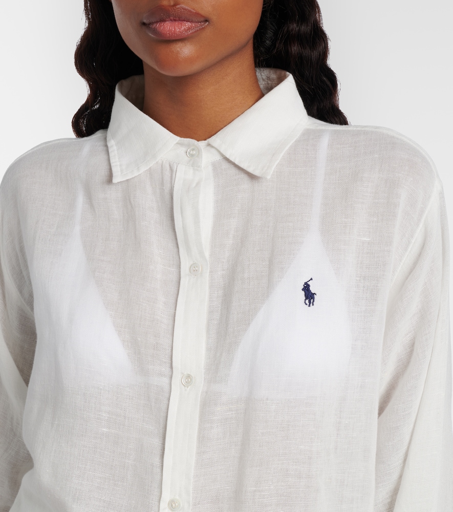  Polo Ralph Lauren Polo Ralph Lauren Camicia Oversize In Lino E Cotone 