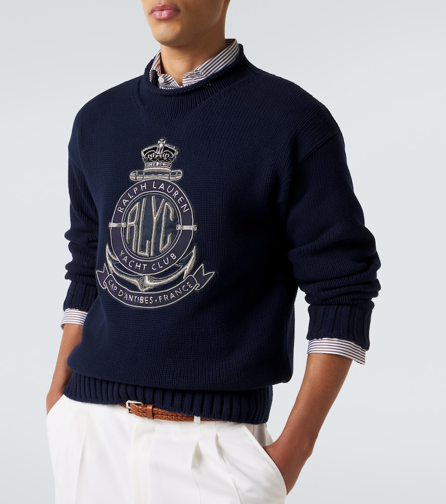 Embroidered Cotton Sweater