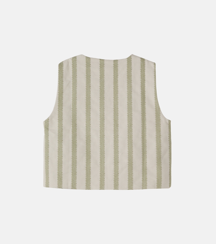  Donsje Donsje Shortan Striped Cotton Vest 