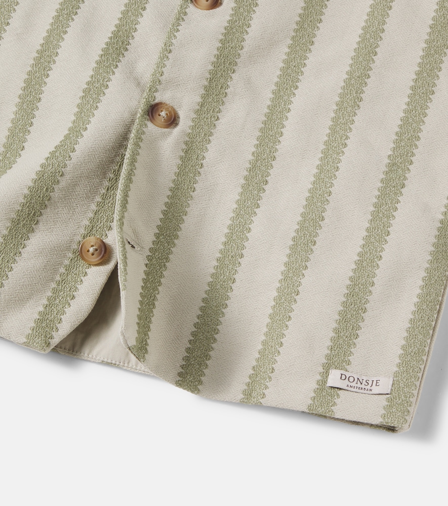  Donsje Donsje Shortan Striped Cotton Vest 