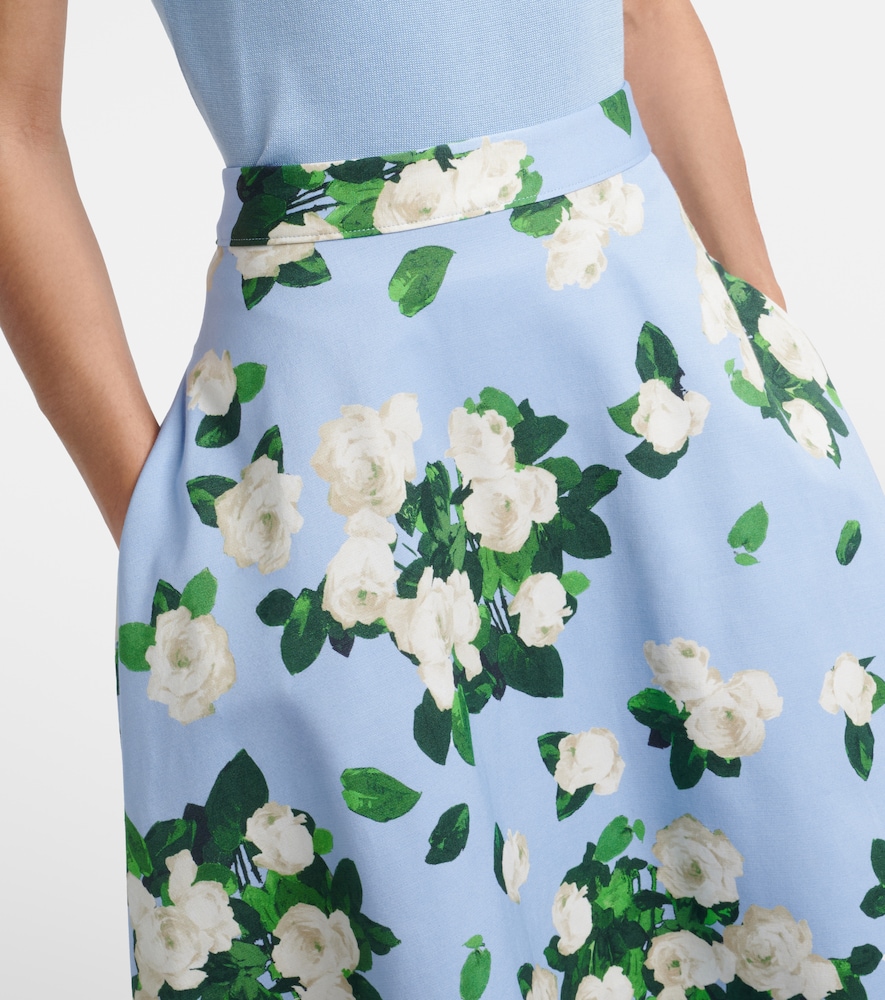  Carolina Herrera Carolina Herrera Midirock Aus Faille 