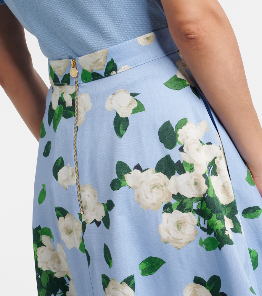  Carolina Herrera Carolina Herrera Midirock Aus Faille 