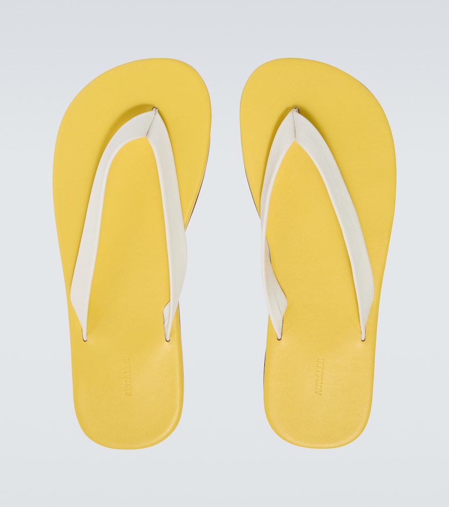  Auralee Auralee Leather Thong Sandals 