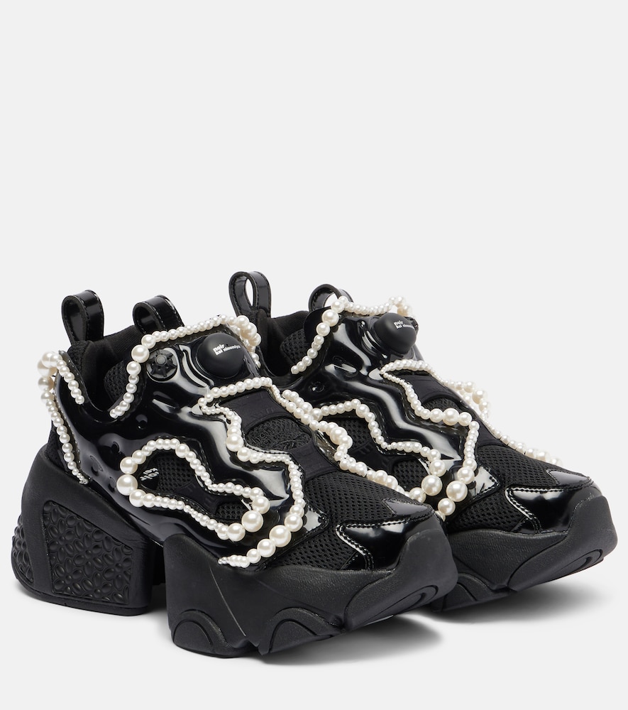Noir Kei Ninomiya x Reebok – Sneakers con perle bijoux