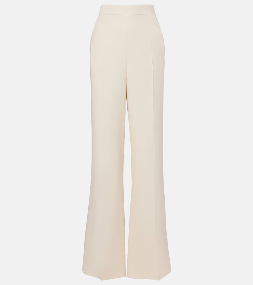 Valentino Cady Couture silk flared pants
