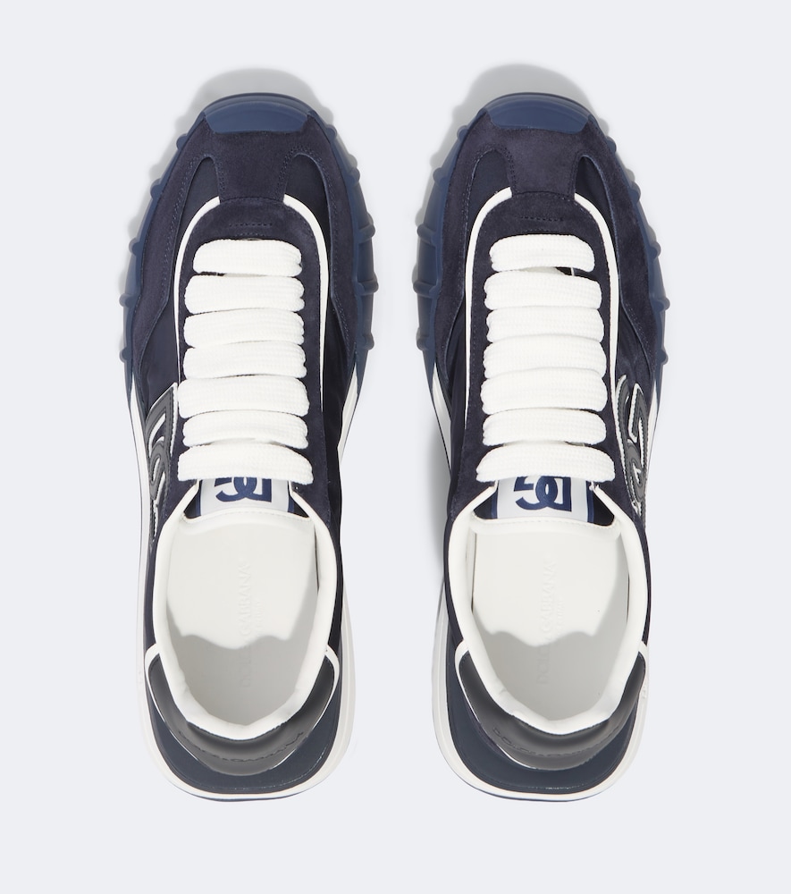 Dolce&Gabbana Dg Suede-Trimmed Canvas Sneakers