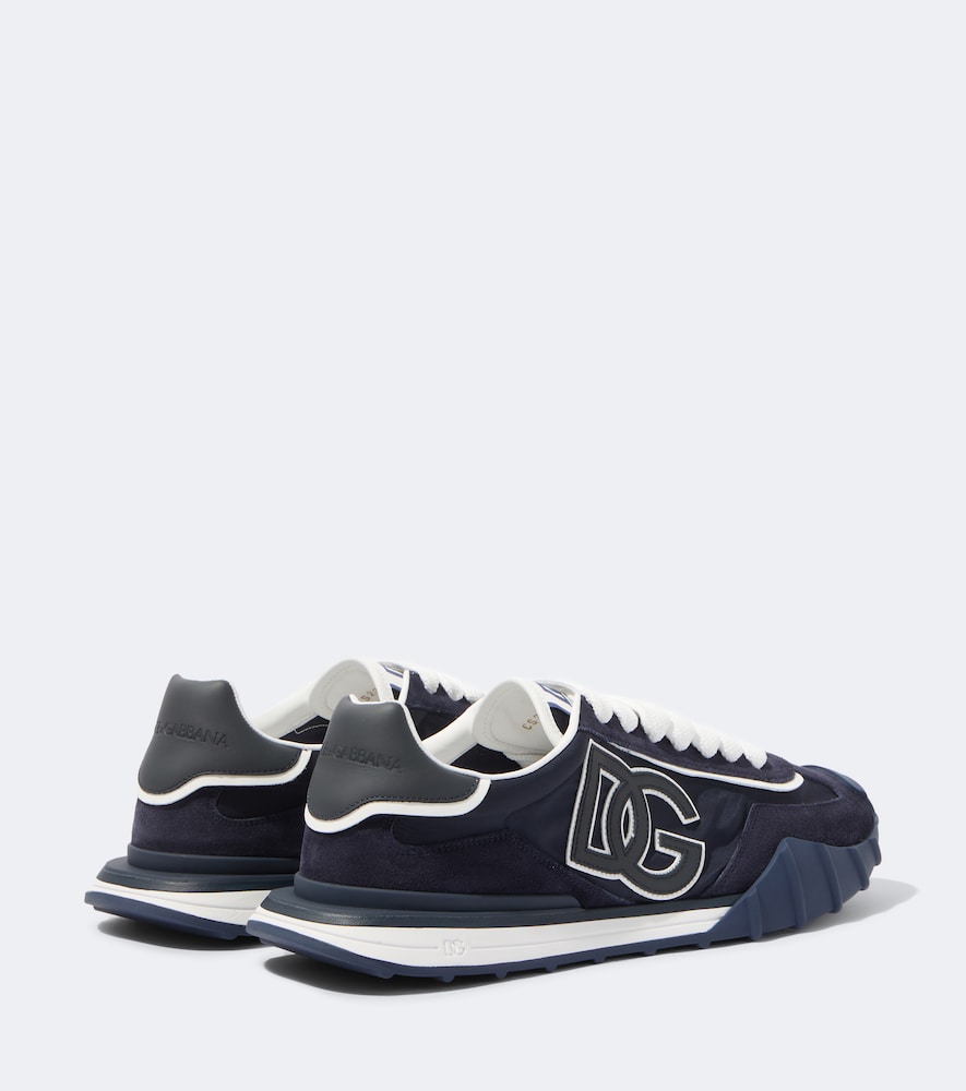 Dolce&Gabbana Dg Suede-Trimmed Canvas Sneakers