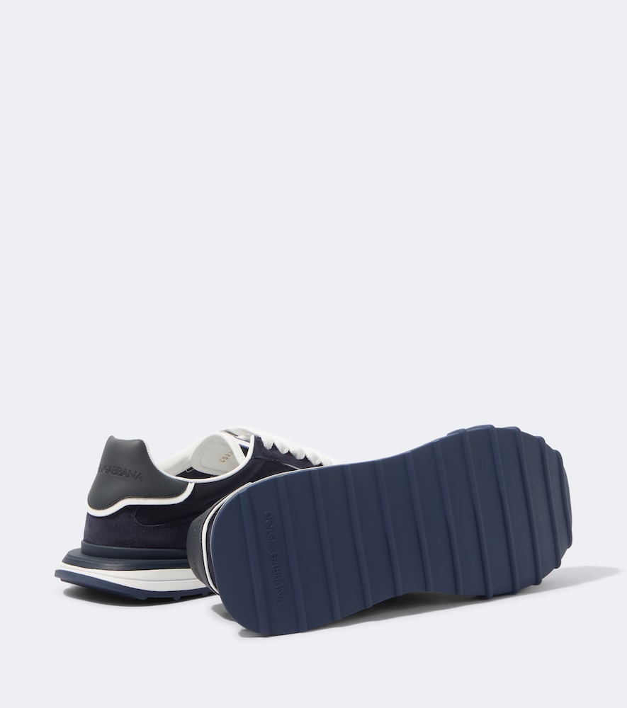Dolce&Gabbana Dg Suede-Trimmed Canvas Sneakers