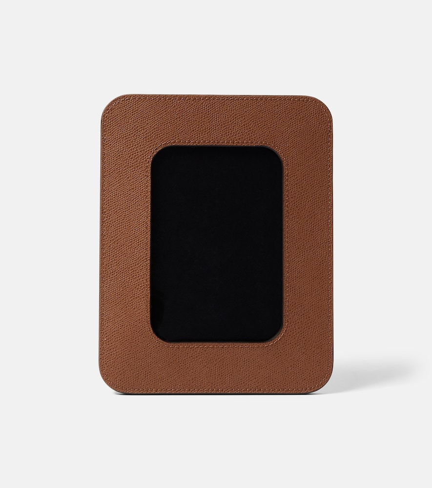 Giobagnara Unisex Brown Polo Small Leather Picture Frame - Mytheresa