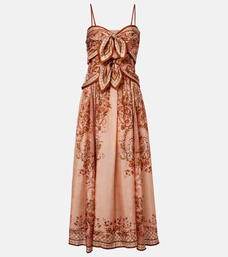 Maxikleid Aster aus Seide