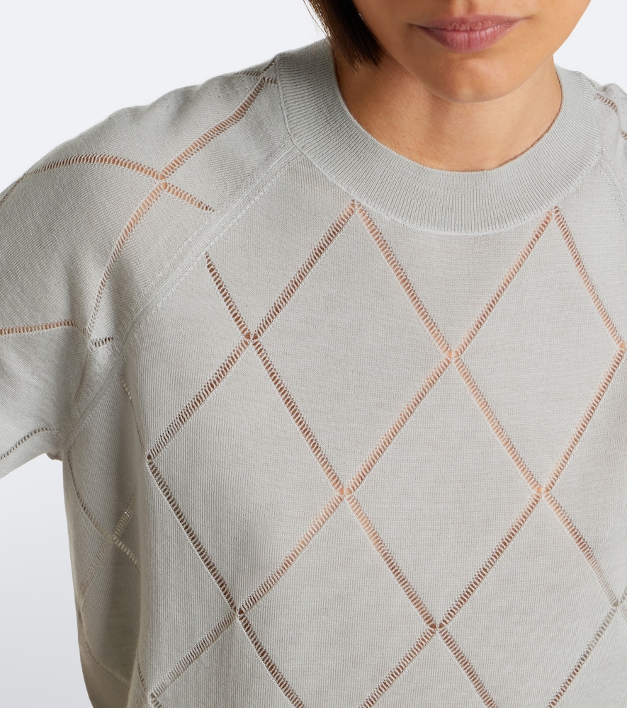 Dries Van Noten Argyle wool sweater | Thumbnail 5