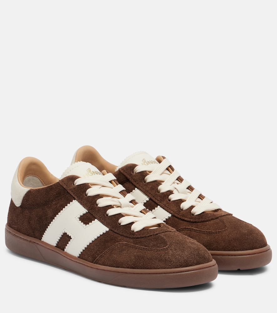 Sneakers H647 in suede con pelle