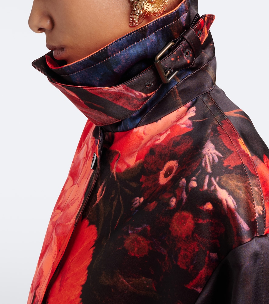 Floral Belted Coat