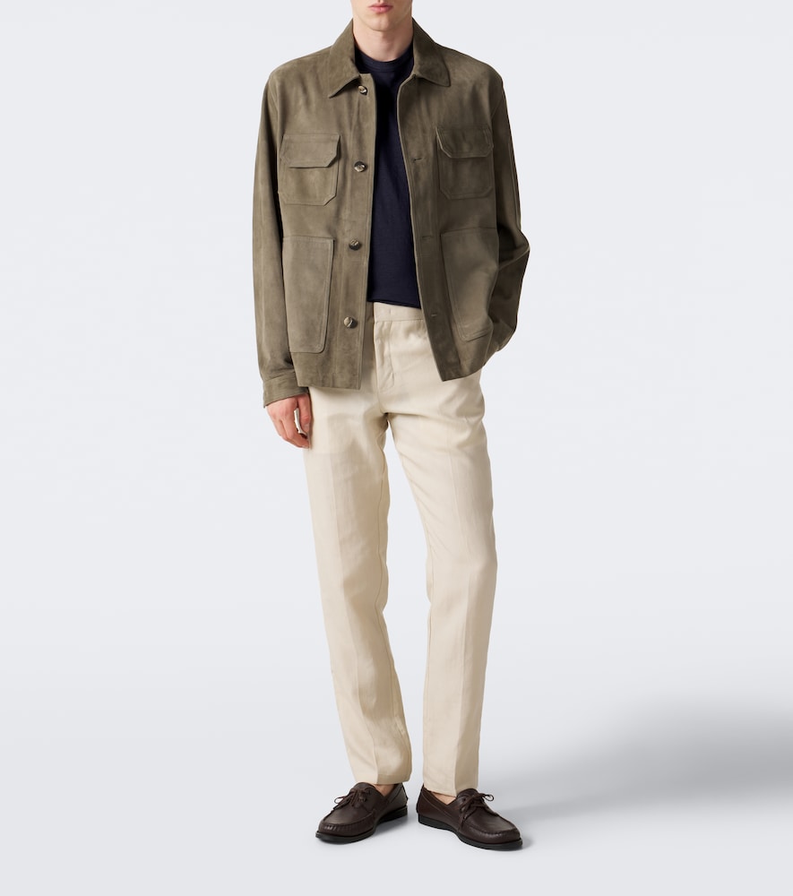 Linen-Blend T-Shirt