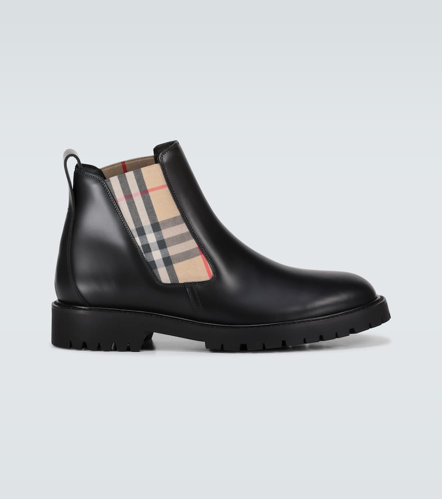 burberry vintage check boots