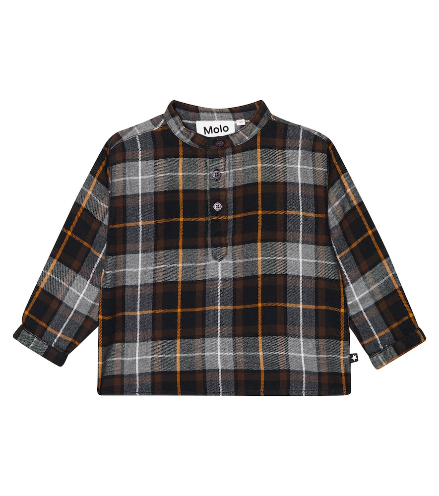 Molo Baby Enoz checked cotton shirt