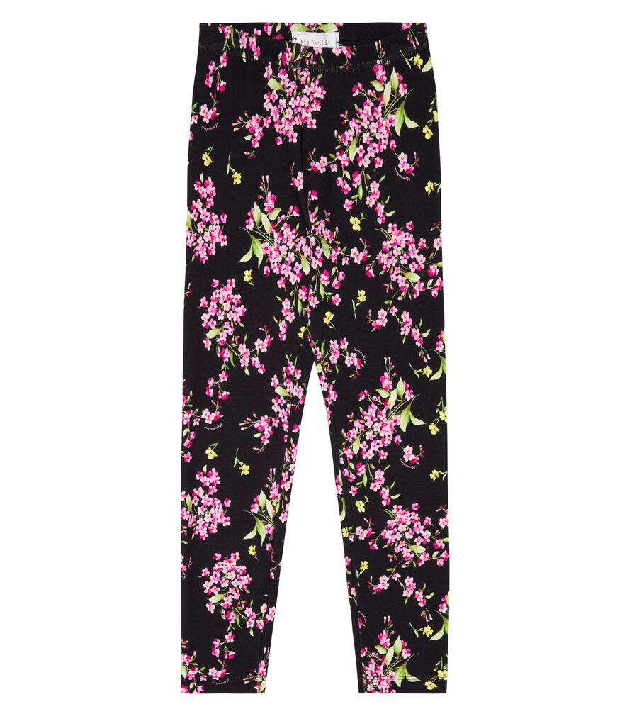 Monnalisa Floral jersey leggings