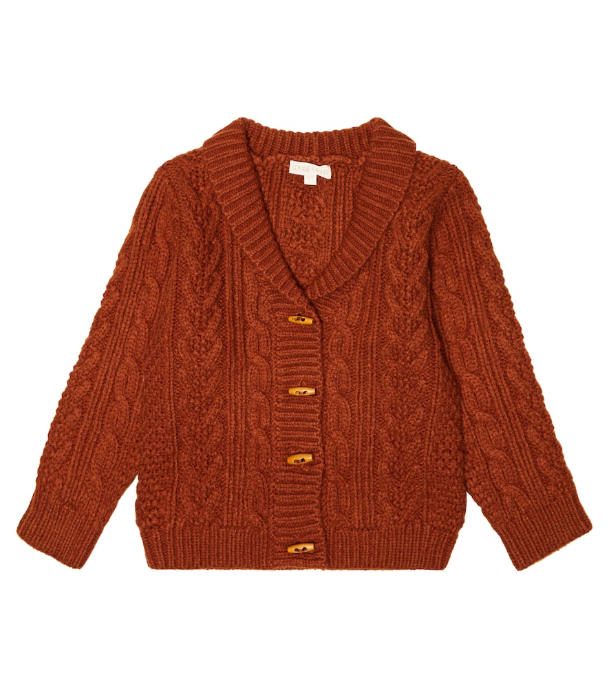 Louise Misha Sacha cable-knit wool-blend cardigan