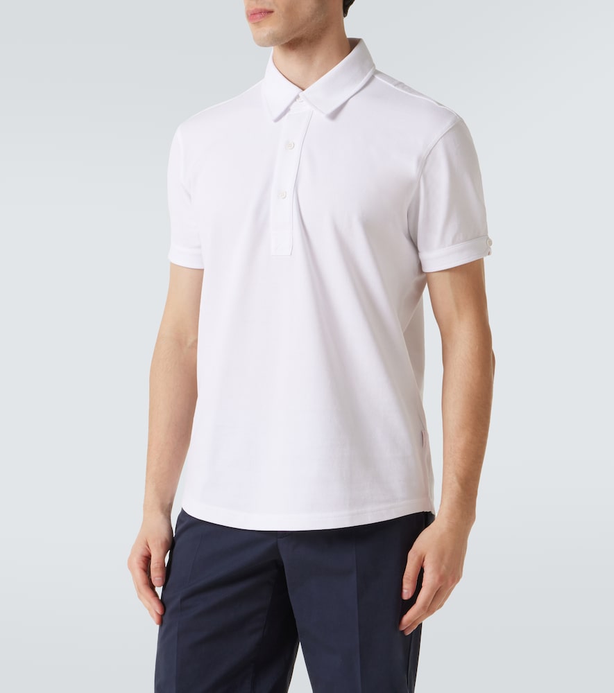 Sebastian Cotton Pique Polo Shirt