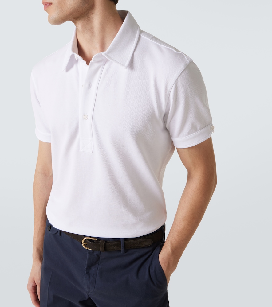 Sebastian Cotton Pique Polo Shirt